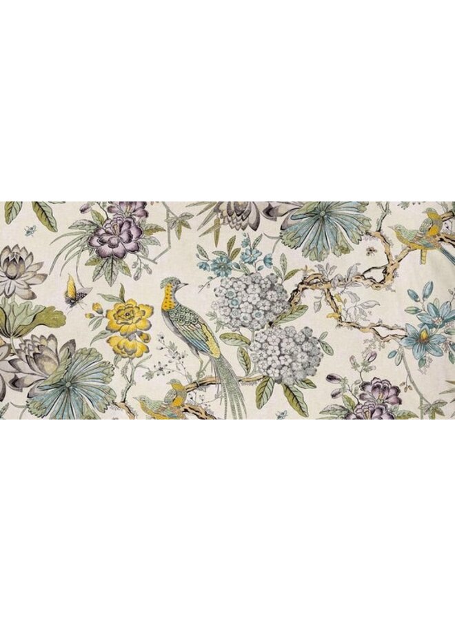 Descanso Dekbedovertrek Wood Multi - Biologisch Katoensatijn