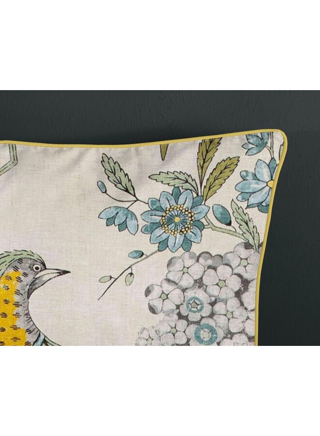 Descanso Dekbedovertrek Wood Multi - Biologisch Katoensatijn