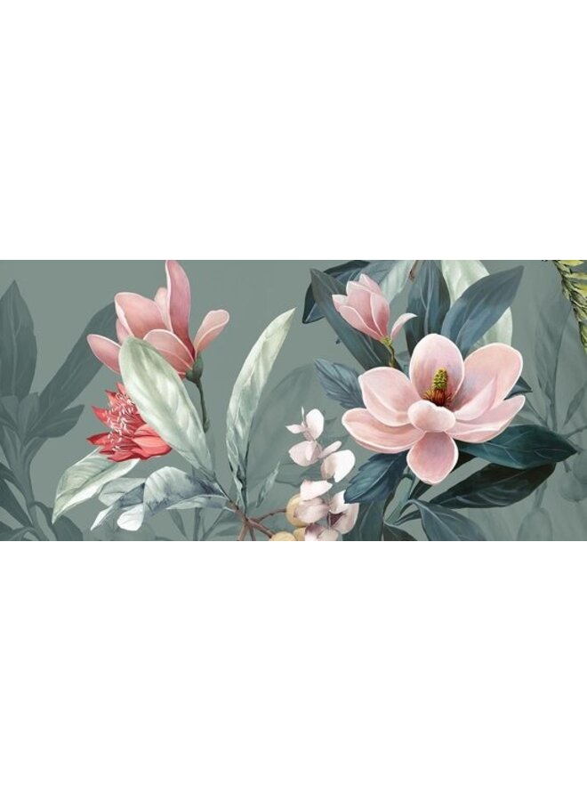 Descanso Dekbedovertrek Parler Groen - Biologisch Katoensatijn