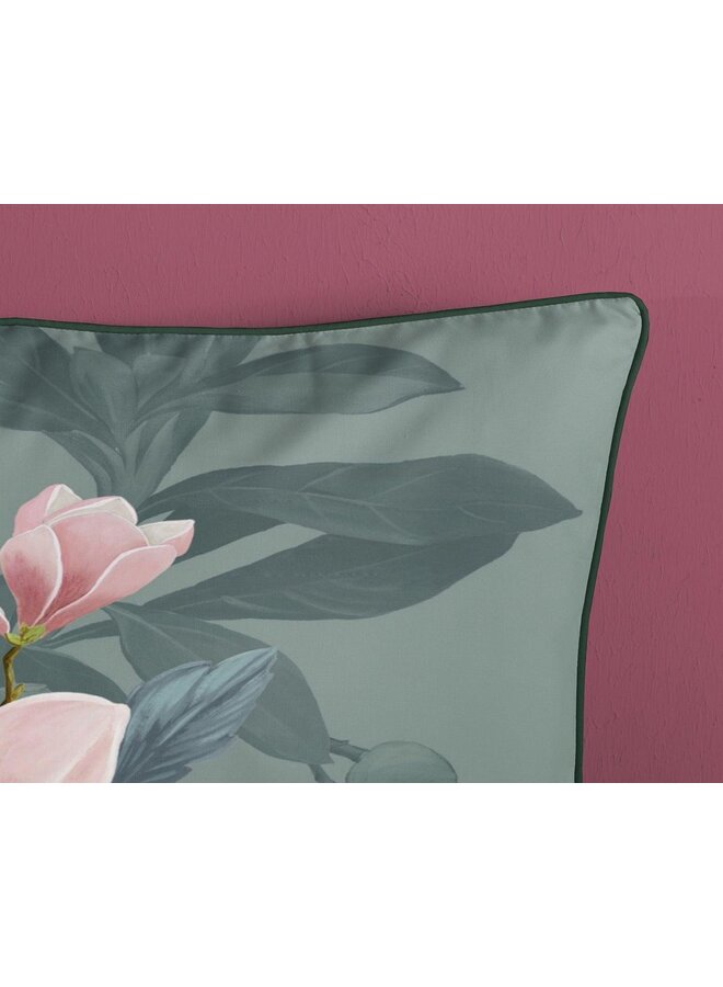 Descanso Dekbedovertrek Parler Groen - Biologisch Katoensatijn