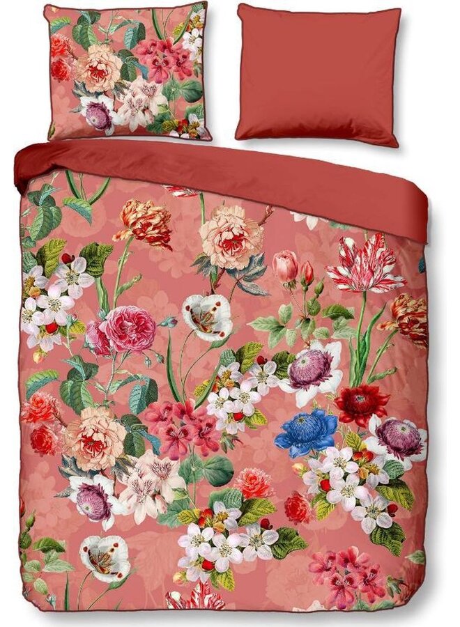 Dekbedovertrek Amalia Terra - Biologisch Katoensatijn