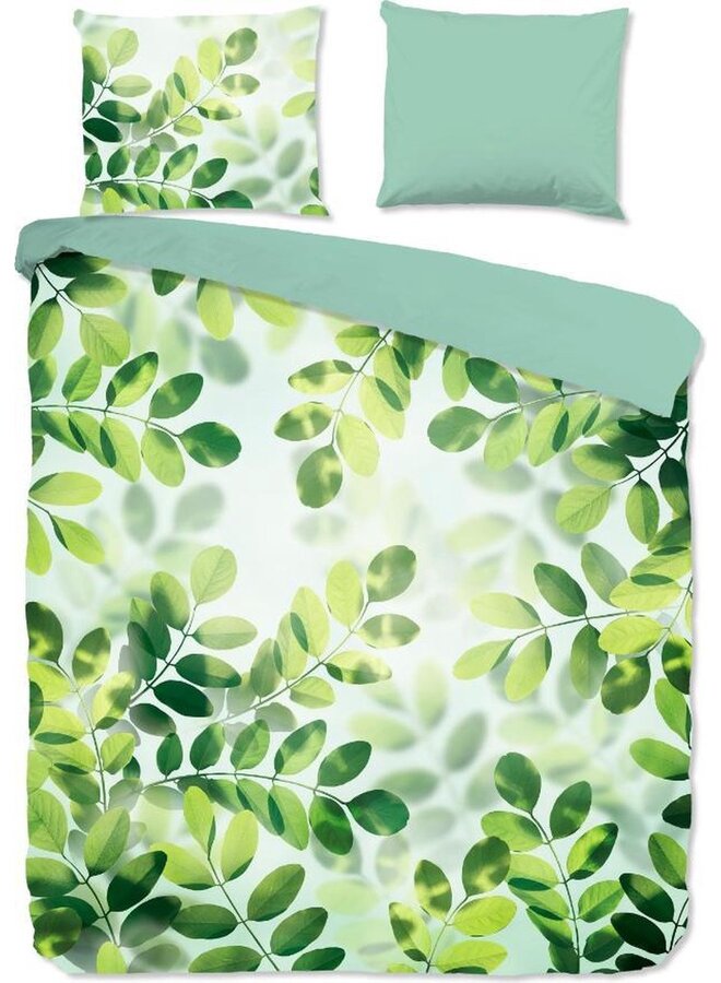 Dekbedovertrek Sunny Leaves Groen - Katoen PL3