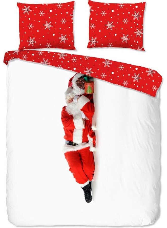 Pure Dekbedovertrek Santa Wit - Microvezel