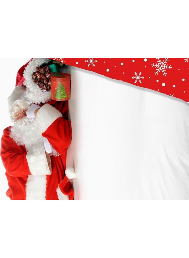 Pure Dekbedovertrek Santa Wit - Microvezel
