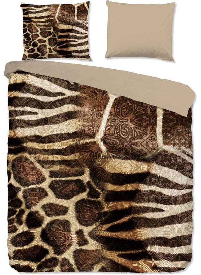 Dekbedovertrek Kinga Bruin - Microvezel PL3