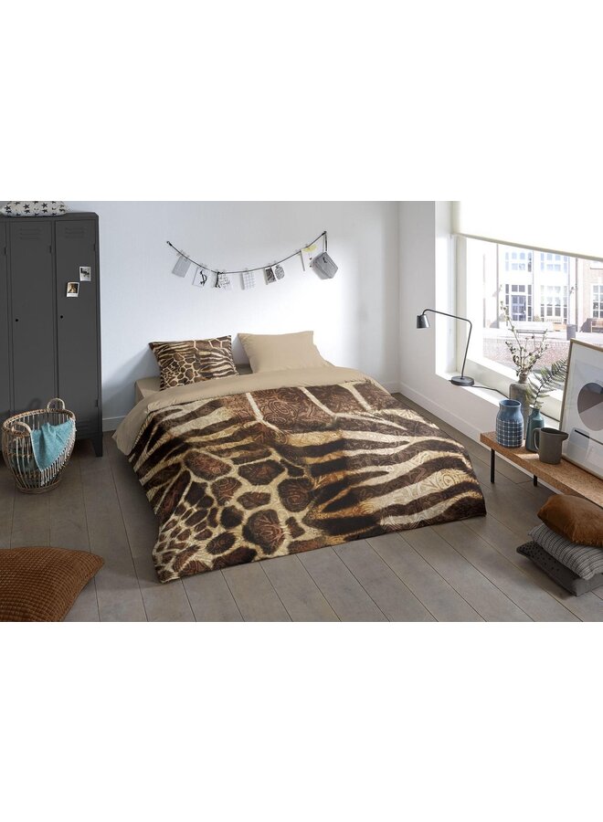 Pure Dekbedovertrek Kinga Bruin