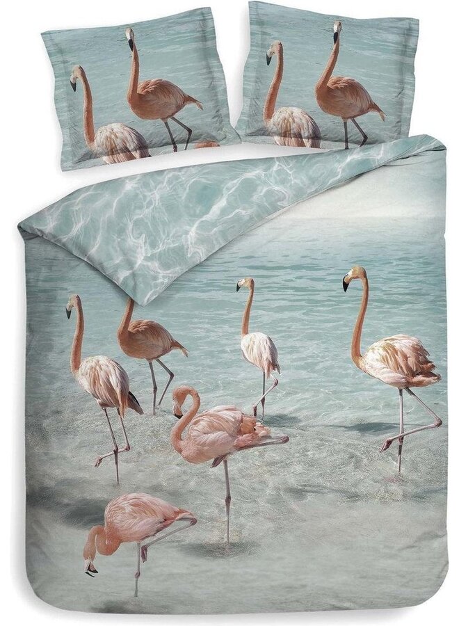 Heckett & Lane Dekbedovertrek Madiki Roze - Biologisch Katoensatijn