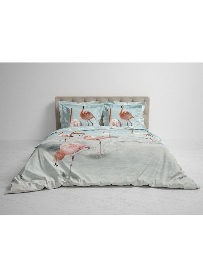 Heckett & Lane Dekbedovertrek Madiki Roze - Biologisch Katoensatijn