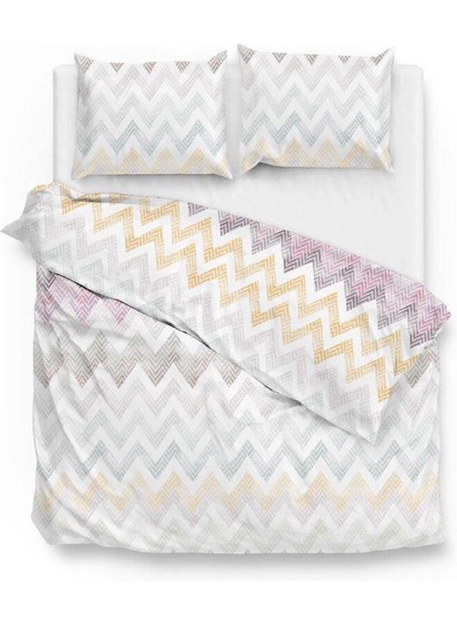 Dekbedovertrek Caro Multi - Katoensatijn PL3