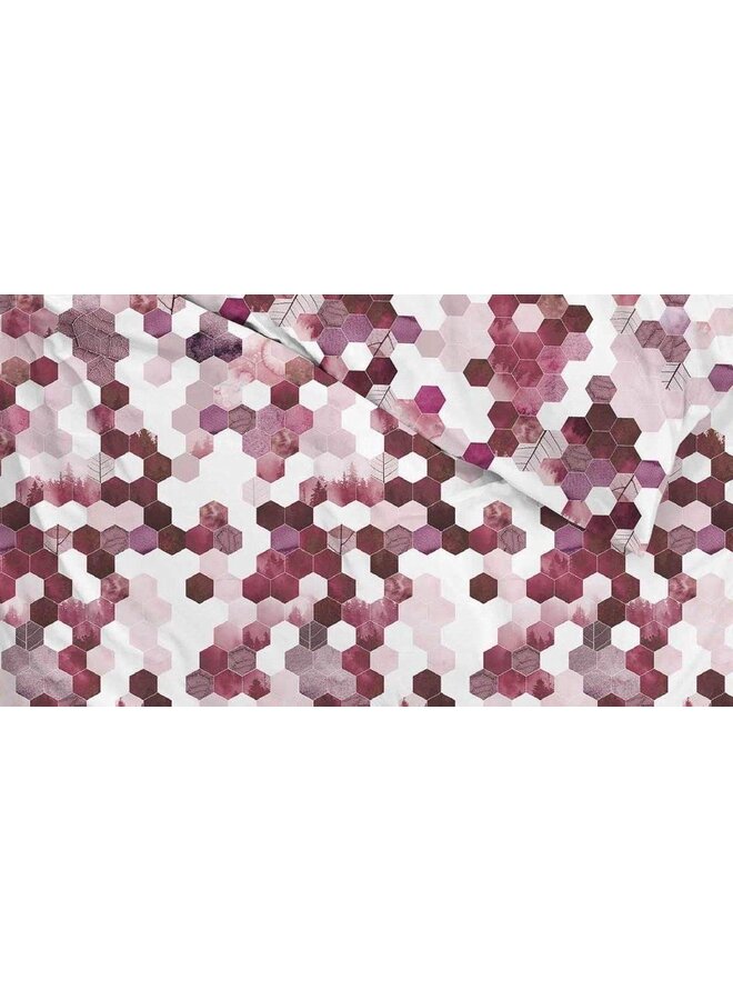 ZO! Home Dekbedovertrek Pax Roze - Katoensatijn