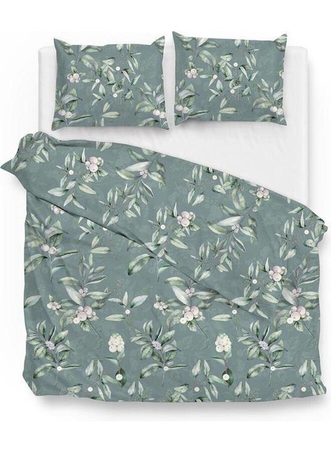 Dekbedovertrek Ivar Groen - Katoensatijn