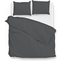 ZO! Home Dekbedovertrek Satinado Antraciet - Katoensatijn