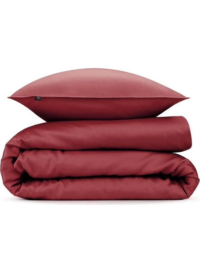 ZO! Home Dekbedovertrek Satinado Rood - Katoensatijn