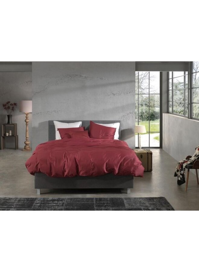 ZO! Home Dekbedovertrek Satinado Rood - Katoensatijn