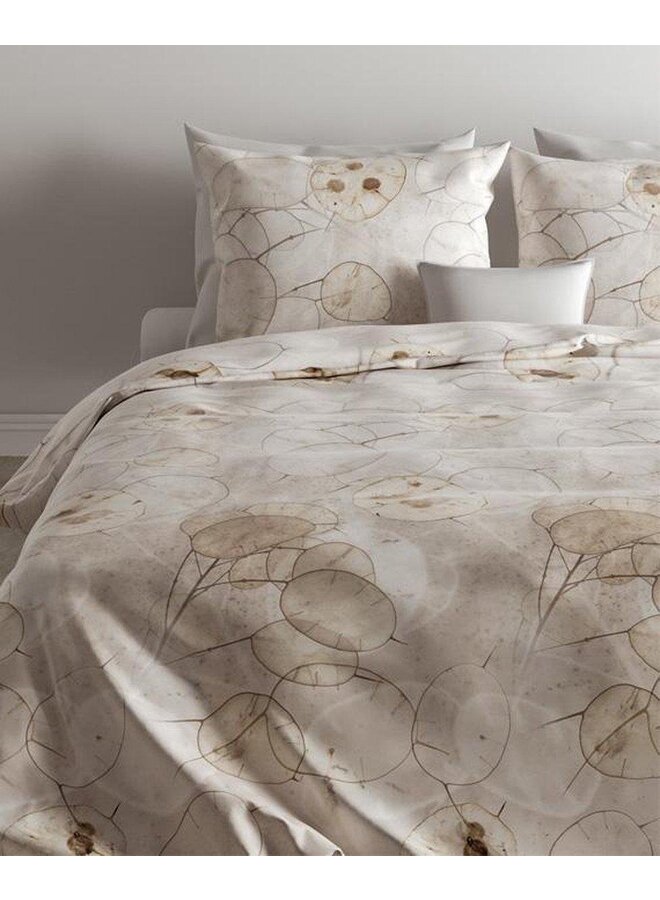 ZO! Home Dekbedovertrek Moren Taupe - Katoen