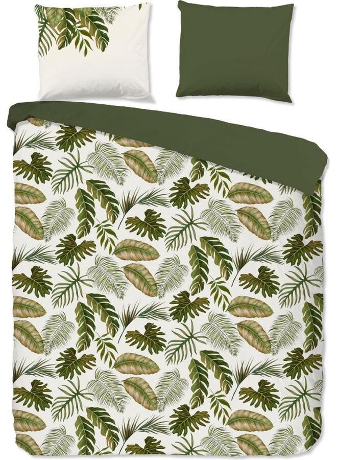 Dekbedovertrek Lewis Groen - Katoen