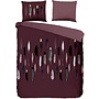 Good Morning Dekbedovertrek Feathers Bordeaux - Katoen