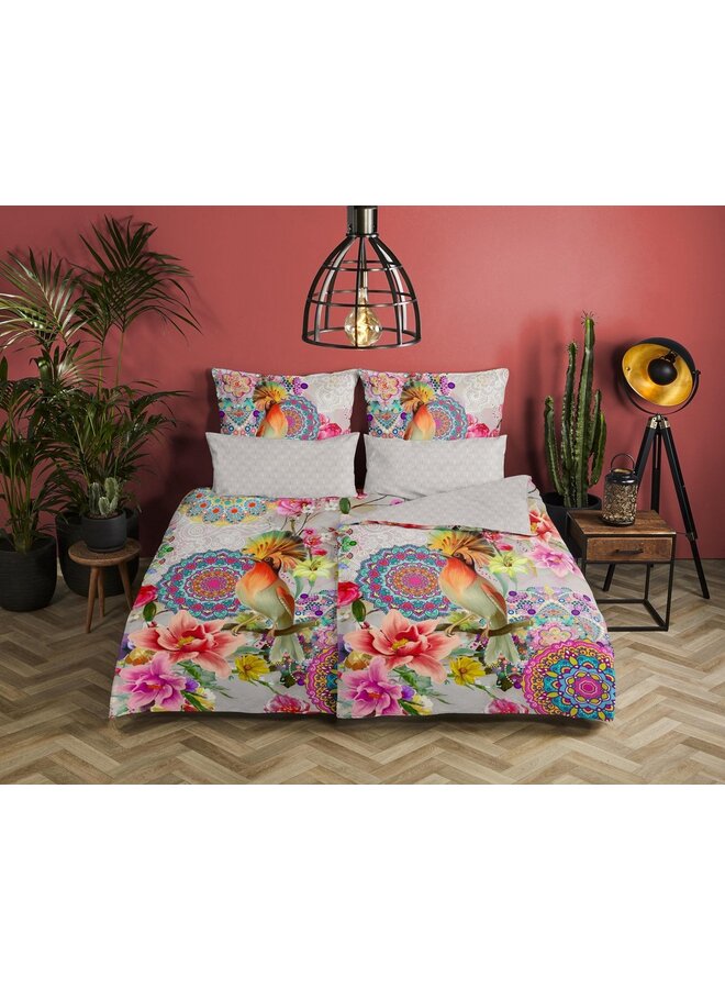 HIP Dekbedovertrek Bindi Multi - Katoensatijn