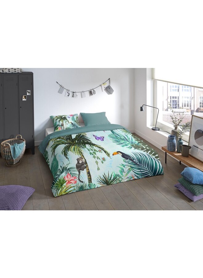 Pure Dekbedovertrek Ava Blauw  - Microvezel