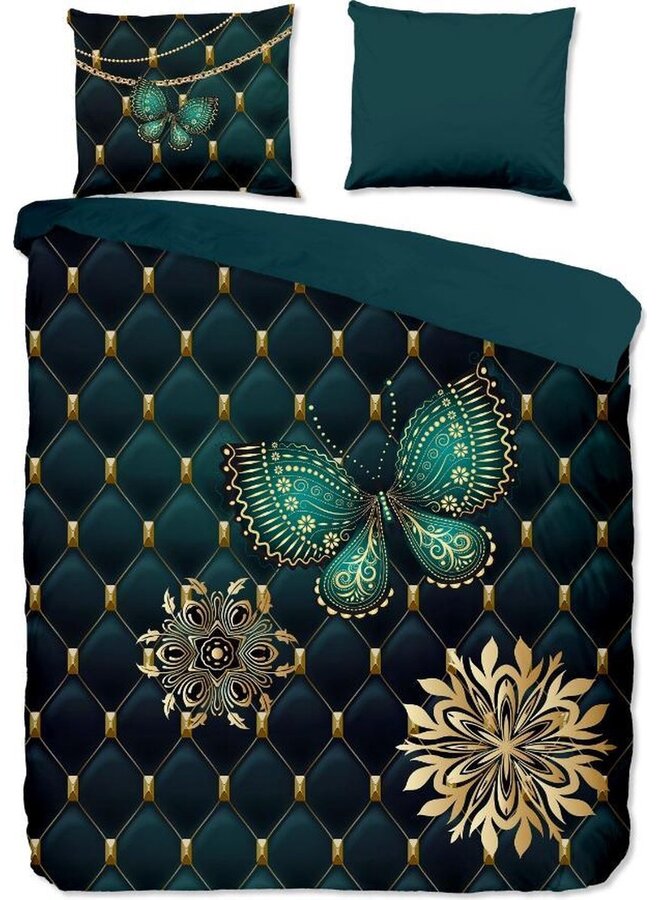 Pure Dekbedovertrek Lavanya Petrol - Microvezel