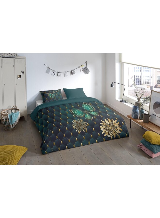 Pure Dekbedovertrek Lavanya Petrol - Microvezel