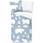 Good Morning Dekbedovertrek Kids Northpole Blauw - Flanel