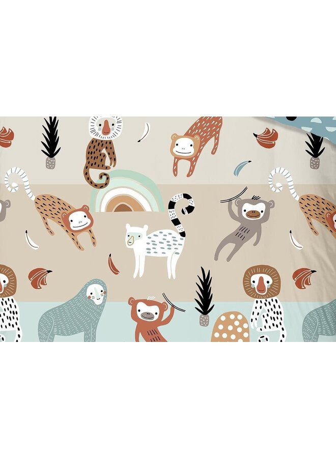 Good Morning Dekbedovertrek Kids Play Multi - Katoen