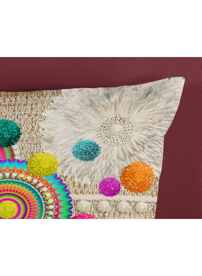 HIP Dekbedovertrek Inessa Multi - Katoensatijn