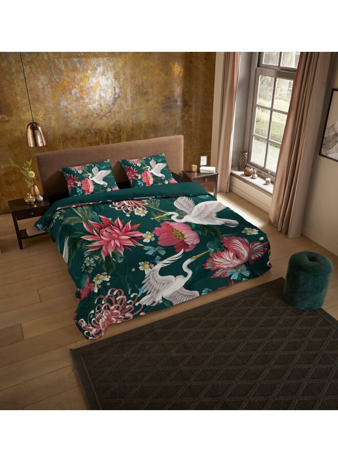 Pure Dekbedovertrek Telse Groen - Microvezel