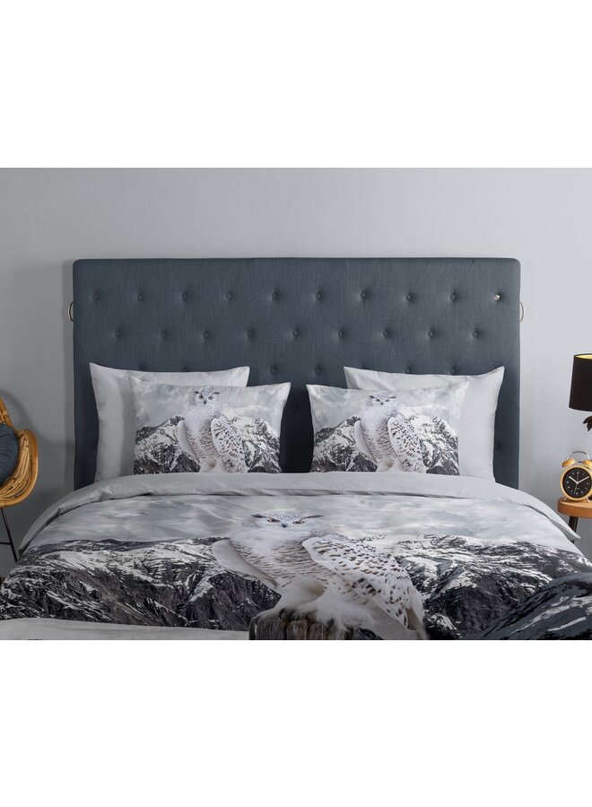 Good Morning Dekbedovertrek Jacob Grijs - Katoen