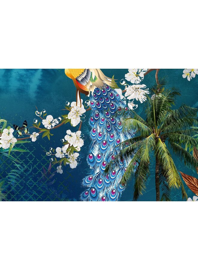 Good Morning Dekbedovertrek Samantha Petrol - Katoen