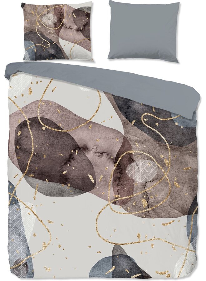 Dekbedovertrek Zayn Grijs - Katoen