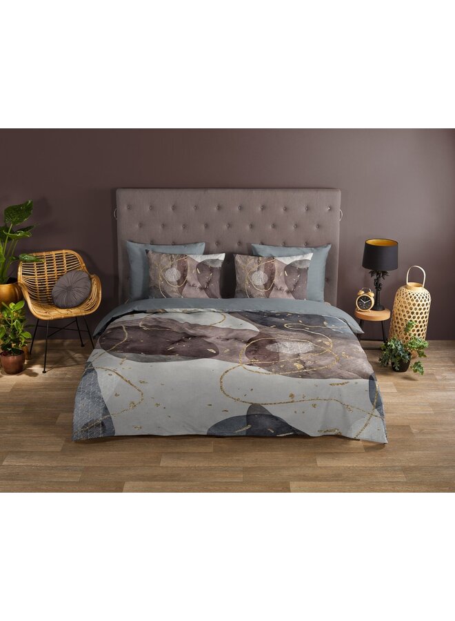 Good Morning Dekbedovertrek Zayn Grijs - Katoen