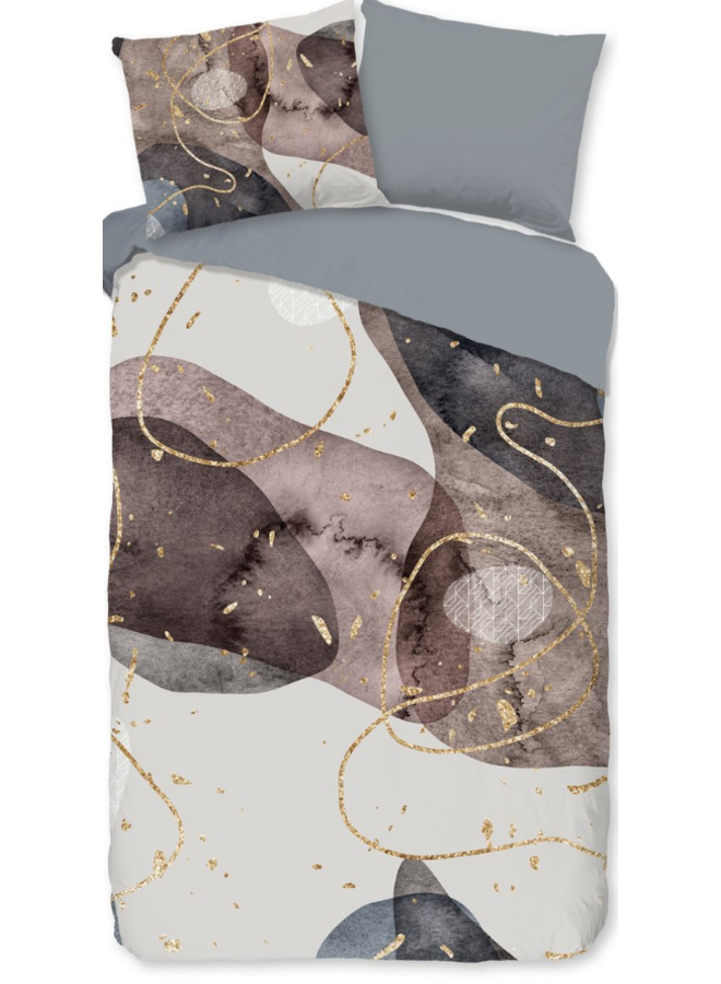 Good Morning Dekbedovertrek Zayn Grijs - Katoen