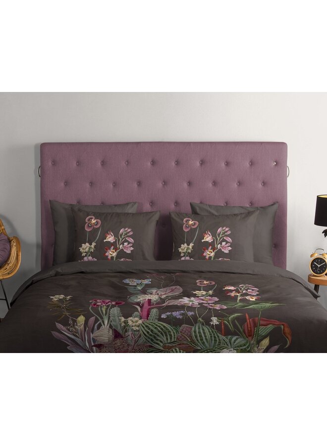 Good Morning Dekbedovertrek Phoebe Bruin - Katoen