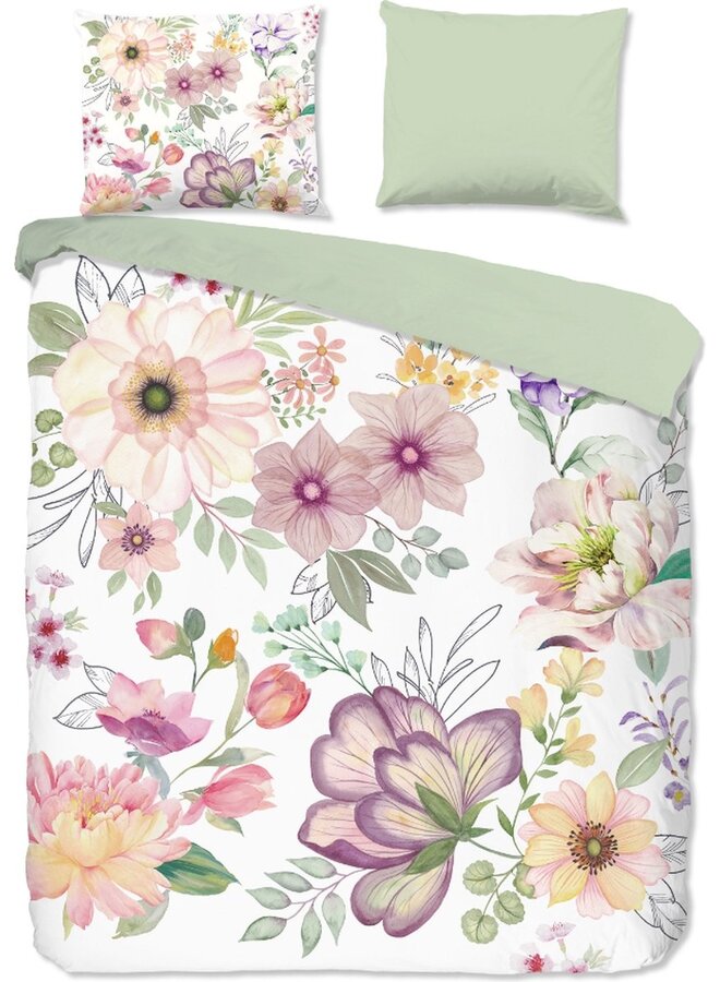 Dekbedovertrek Vera Wit - Katoen