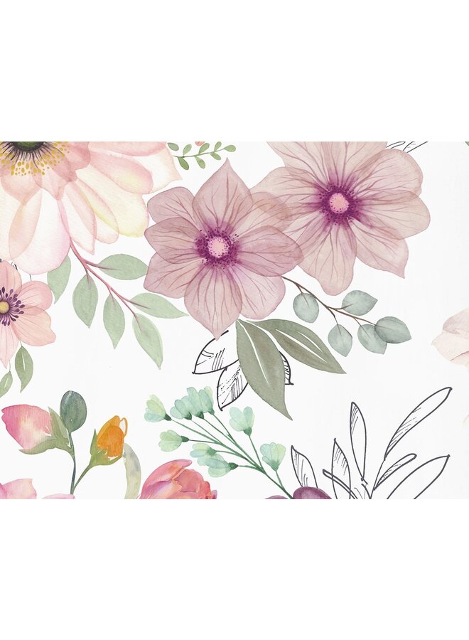 Good Morning Dekbedovertrek Vera Wit - Katoen