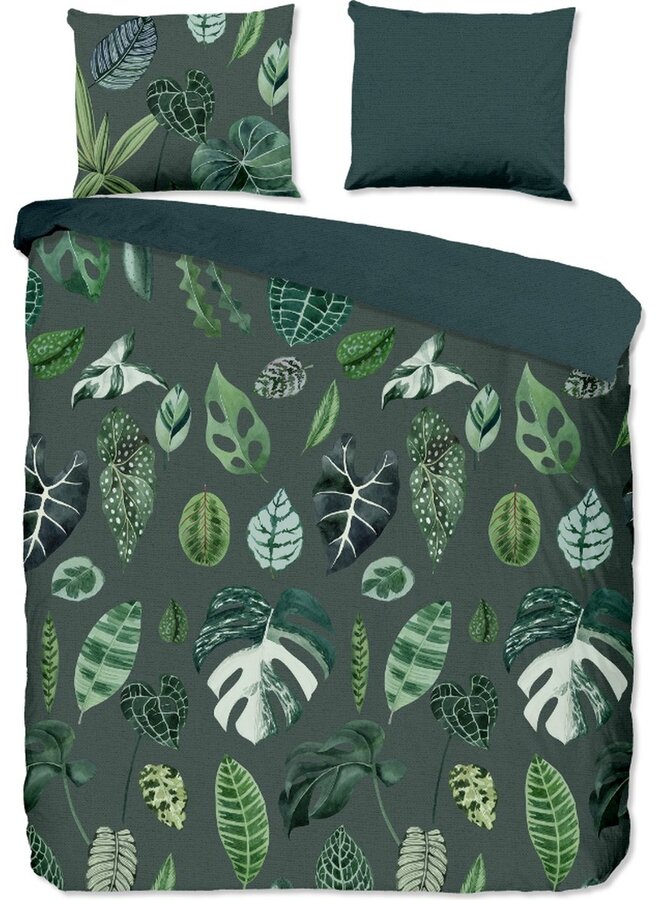 Dekbedovertrek Urban Jungle Groen - Katoen