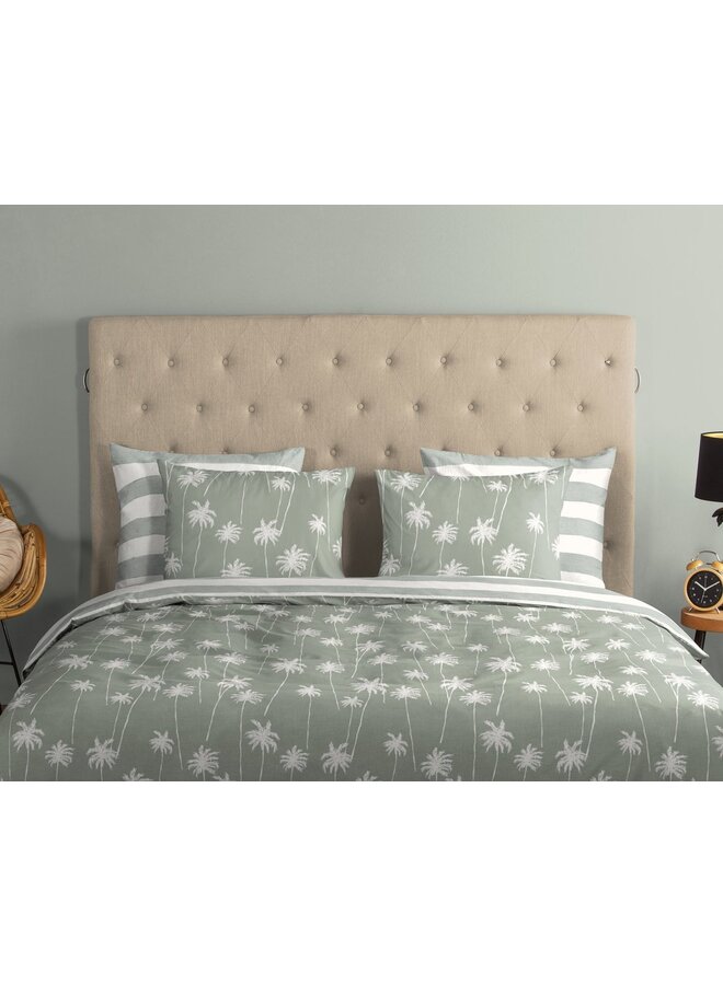 Good Morning Dekbedovertrek Summer Groen - Katoen