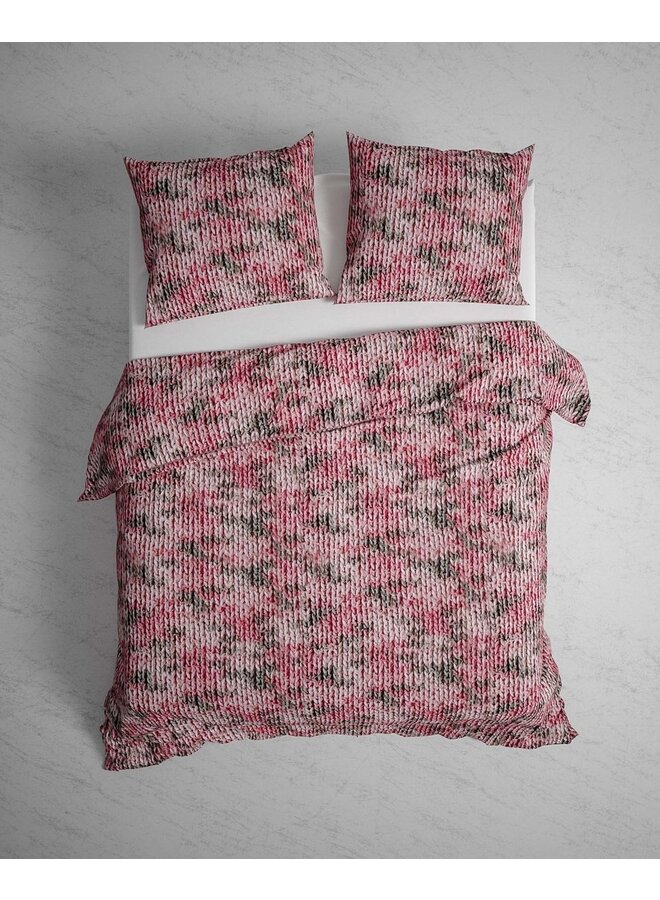 Heckett & Lane Flanel Dekbedovertrek Roze