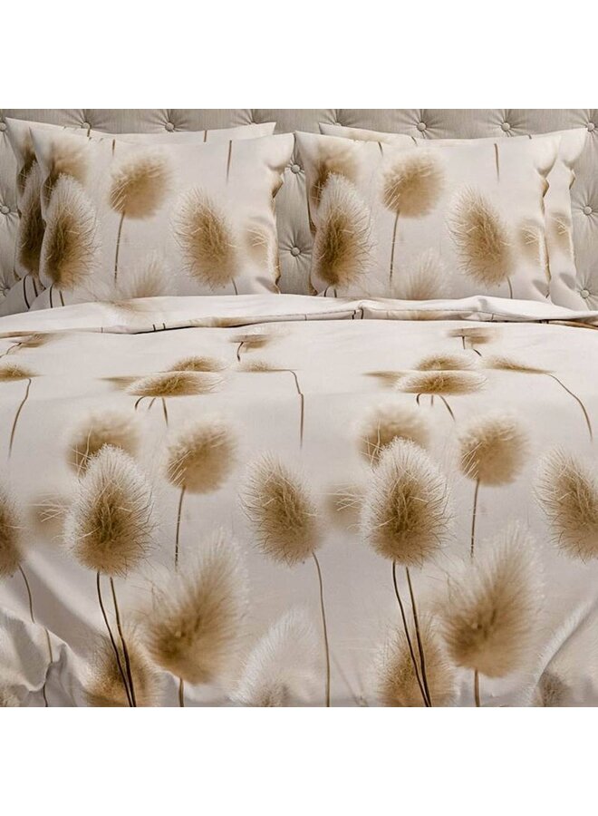 Heckett & Lane Dekbedovertrek Jonas Beige - Flanel