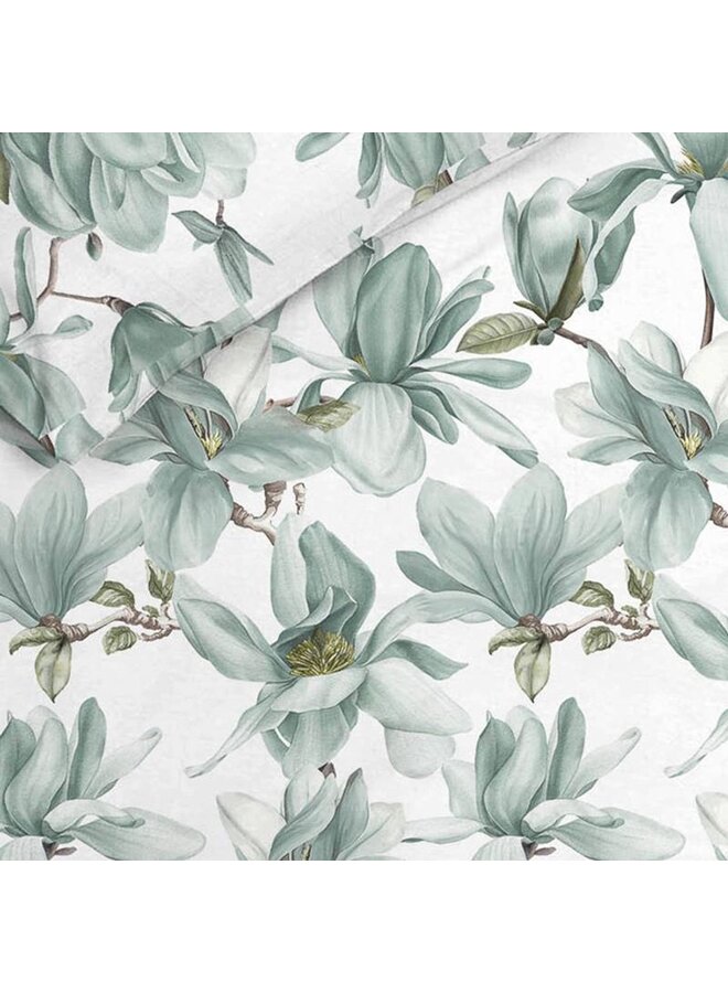 Heckett & Lane Dekbedovertrek Annila Groen - Flanel