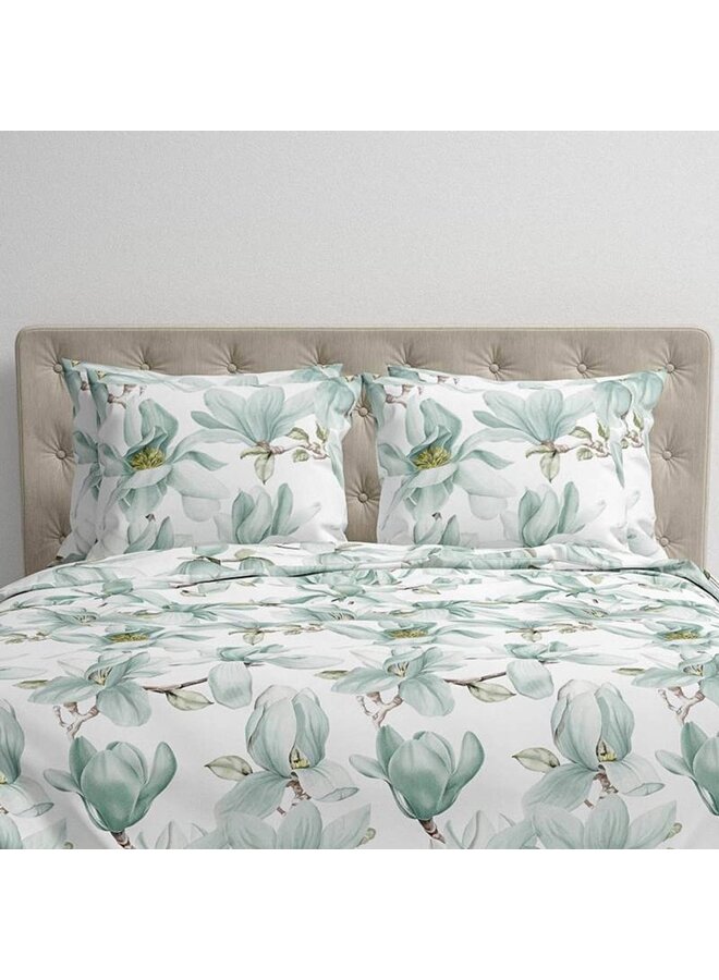 Heckett & Lane Flanel Dekbedovertrek Groen