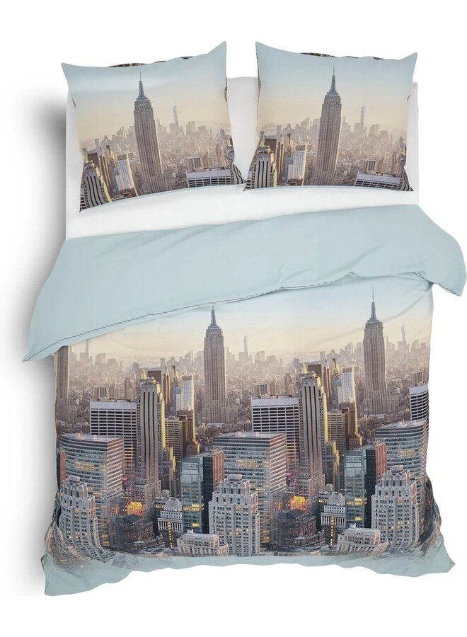 Dekbedovertrek Hayden Blauw - Flanel PL3