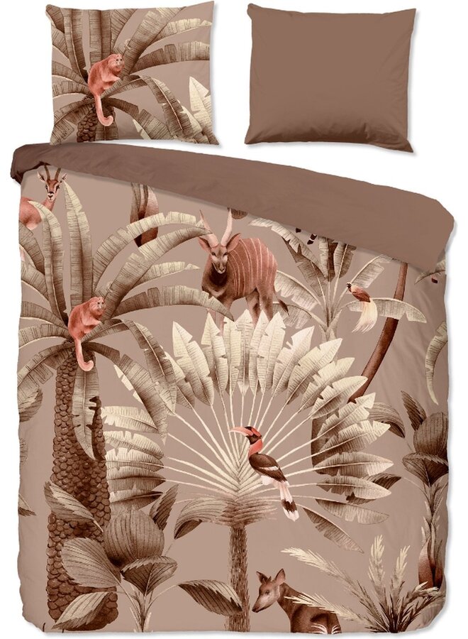 Dekbedovertrek Fuji Taupe - Katoen