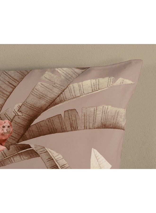 Good Morning Dekbedovertrek Fuji Taupe - Katoen