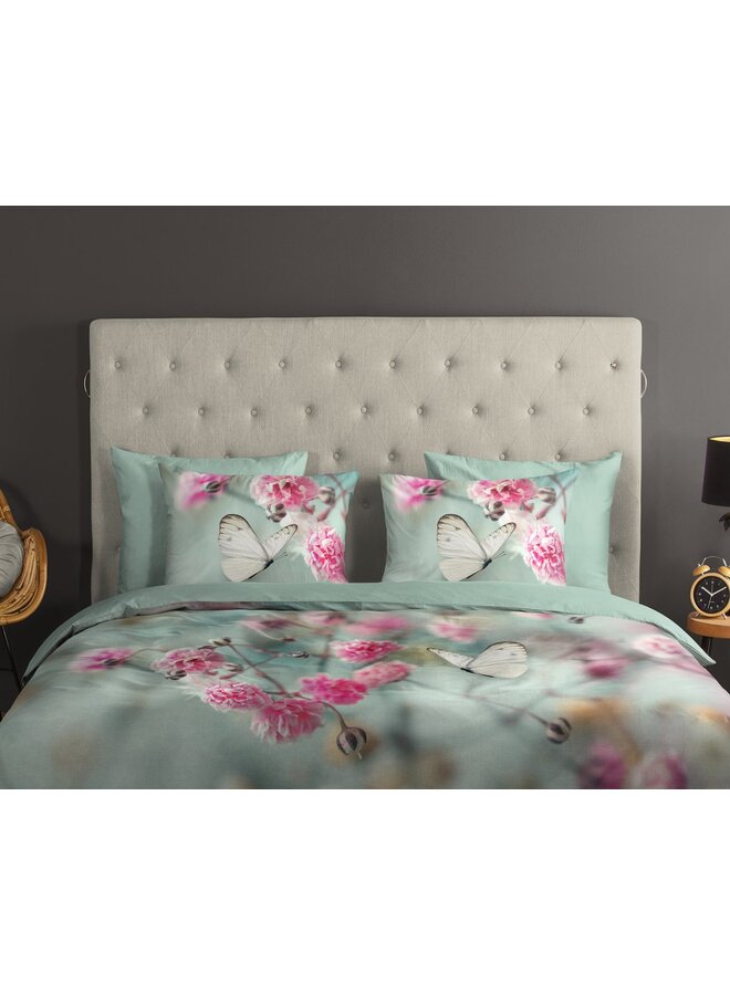 Good Morning Dekbedovertrek Adel Mint - Katoen