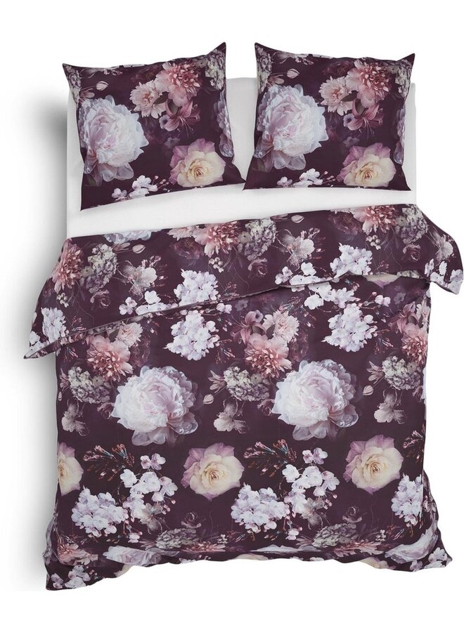 Heckett & Lane Dekbedovertrek Mina Rood - Flanel