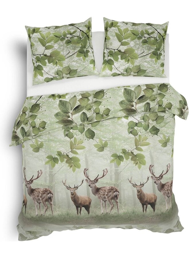 Heckett & Lane Dekbedovertrek Tobias Groen - Flanel