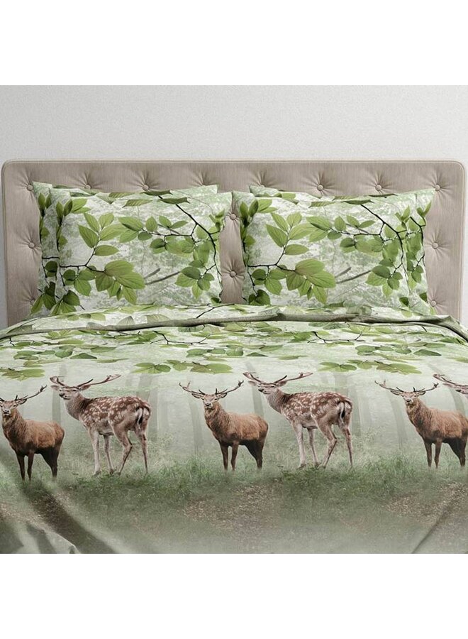 Heckett & Lane Dekbedovertrek Tobias Groen - Flanel